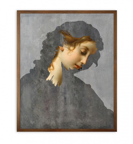 Reveal - Man 2 (Original mixed media painting)